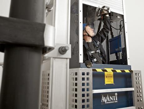 Installation of Avanti lifts - Avanti Training Center - Denmark