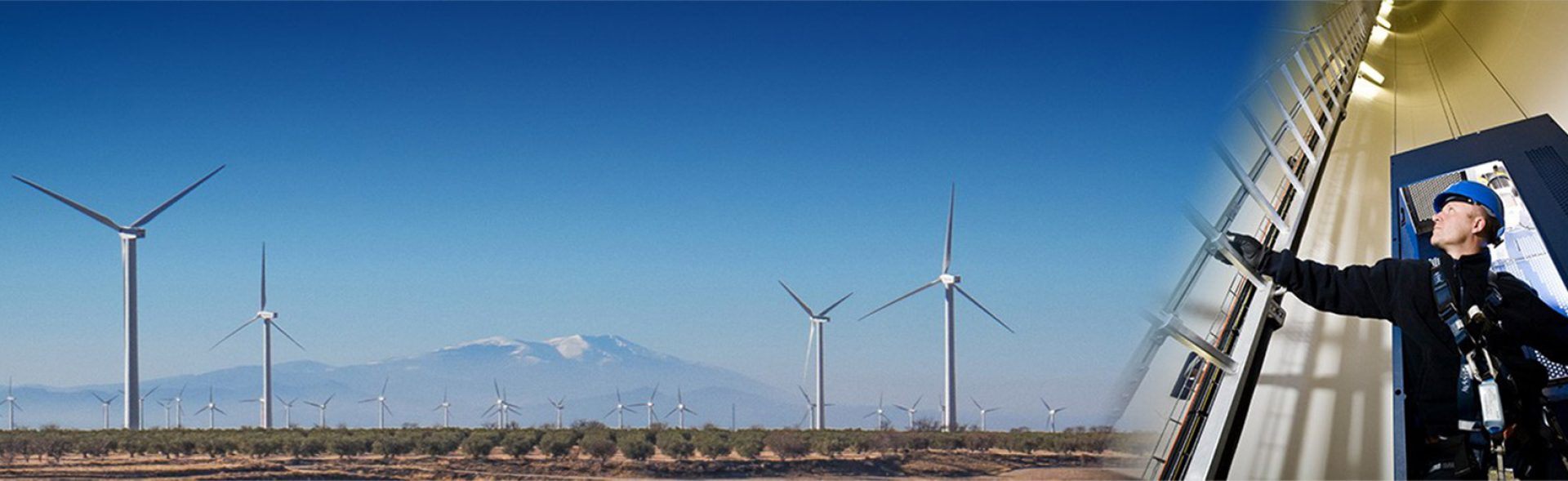 De escadas de segurança a internos de torres para turbinas eólicas